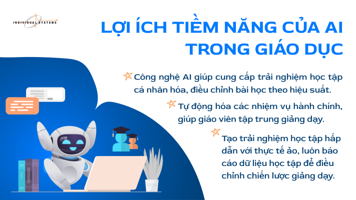 lợi ích công nghệ ai trong giáo dục