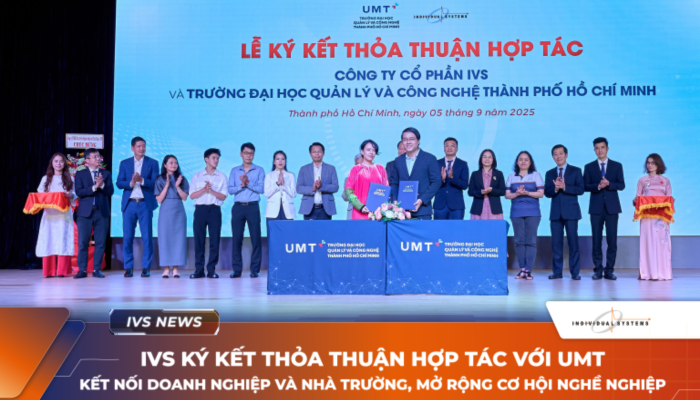 IVS ký kết thỏa thuận hợp tác cùng UTM