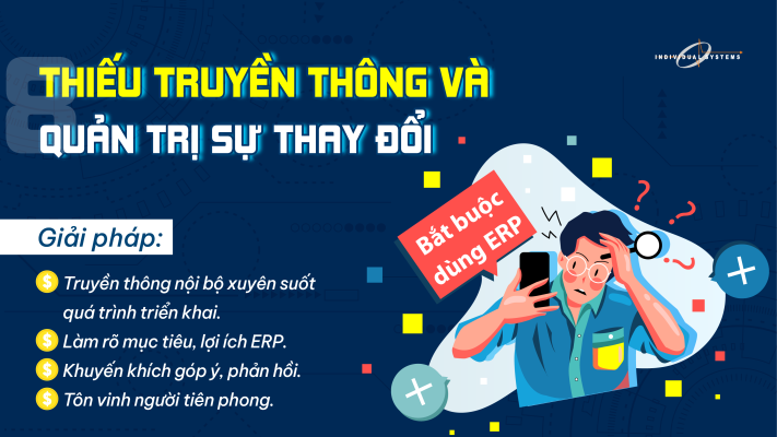 thiếu truyền thông và quản trị thay đổi